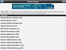 Tablet Screenshot of kitchen-design.ca